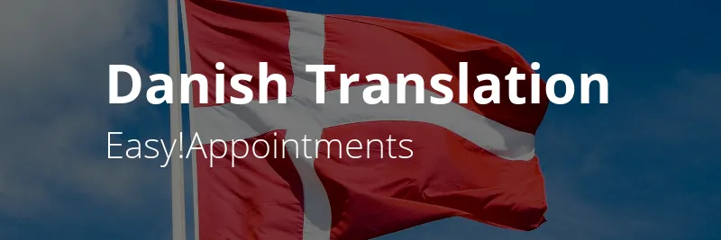 Easy!Appointments Translation in Danish
