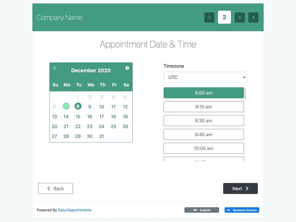 Timezone support 1024x768