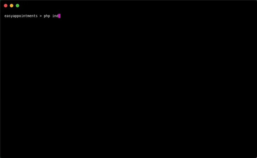 Command backup
