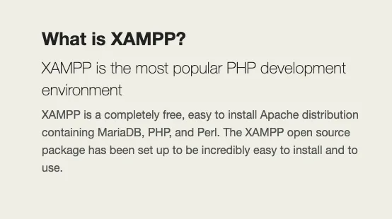 Xampp