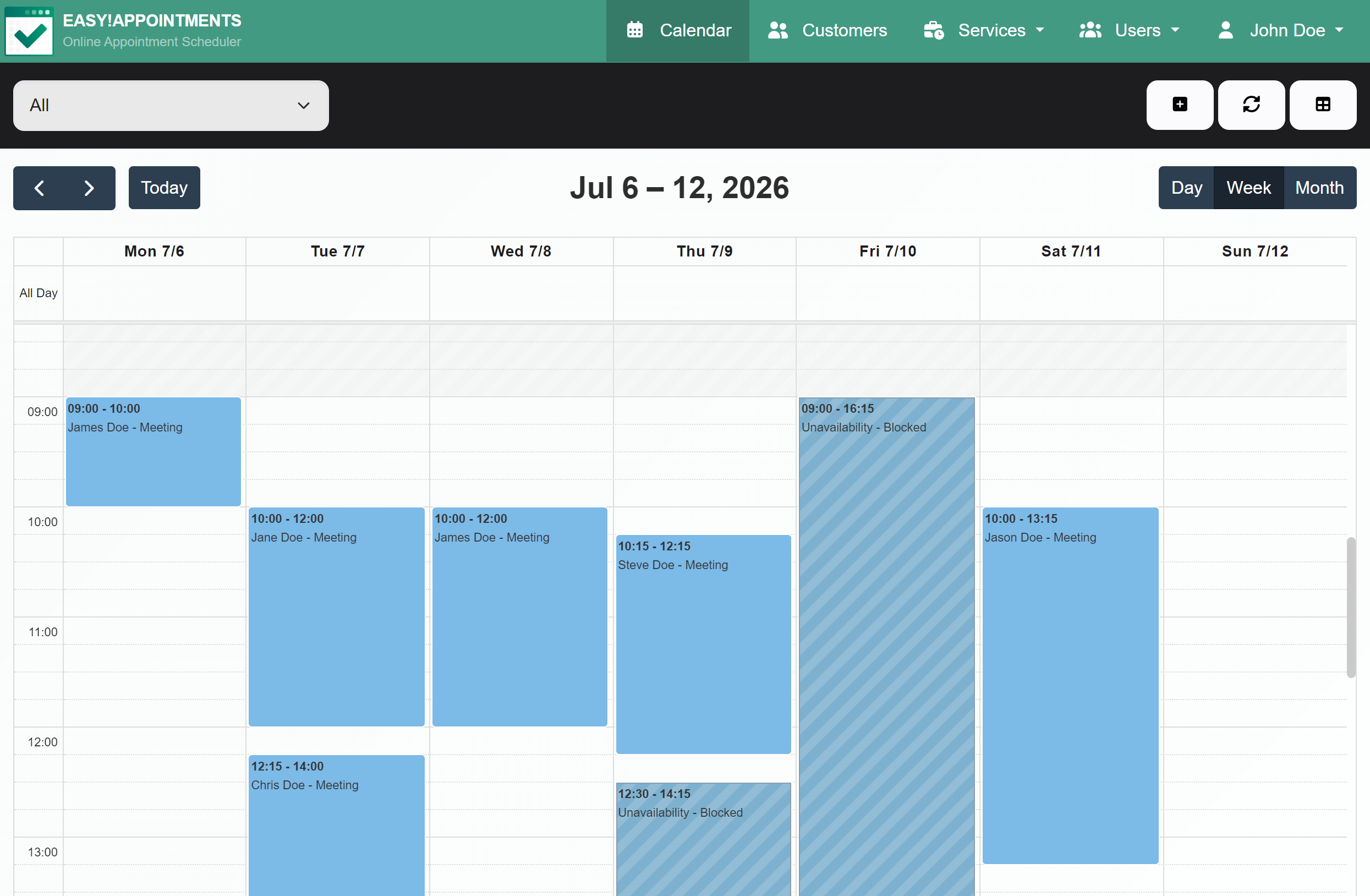 easyappointments-1-6-0-calendar-screenshot